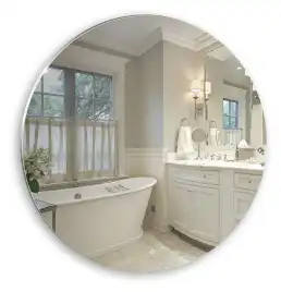 Зеркало Azario Саванна D100 LED-00002465 с подстветкой, сенсорный выключатель с функцией диммера