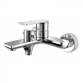 Смеситель для ванны Haiba HB60505 с коротким изливом, хром