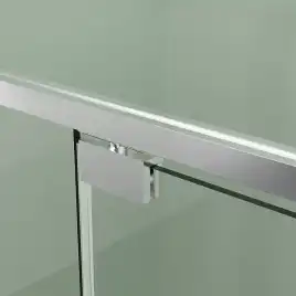 Душевой уголок Azario MALE SQR 100х80 AZ-J50-12080-MB-CL, профиль черный матовый, стекло Прозрачное