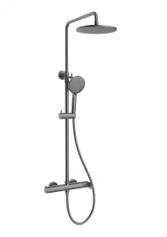 Душевая система  Vincea Rondo VSFS-1R0GM VSFS-1R0GM для душа без излива, вороненая сталь