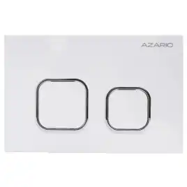 Кнопка смыва AZARIO NEW-TS AZ-ABS-002-W, Белая