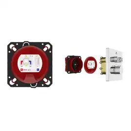 Смеситель для душа Vincea VSCV-321T-MCH встраиваемый  двухфункциональный, термостатический, хром