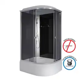 Душевая кабина Niagara Eco 100х80 E100/80/40L/TN высокий поддон