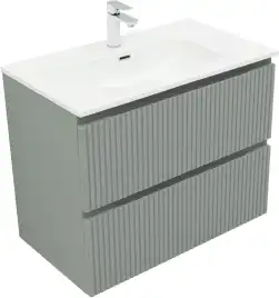 Тумба под раковину Aquanet Джейн (Flat) 80 мисти грин 335434