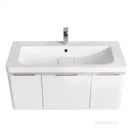 Тумба под раковину Aquaton Шерилл 105 1A206301SH010 подвесная цвет, белый