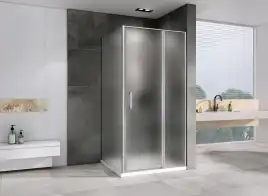 Душевой уголок ABBER Sonnenstrand 100х85 см, AG04100MS-S85M, профиль хром, стекло матовое