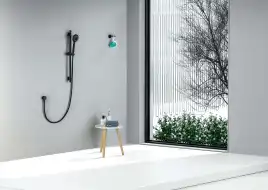 Душевой гарнитур Aquatek БЕТТА AQ2017MB, Черный матовый