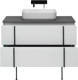 Тумба под раковину Allen Brau Reality 100 1.32007.WM белый матовый