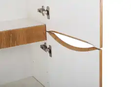 Шкаф-пенал подвесной BelBagno FLY-MARINO-1500-2A-SC-RN-P-R  Rovere Nature