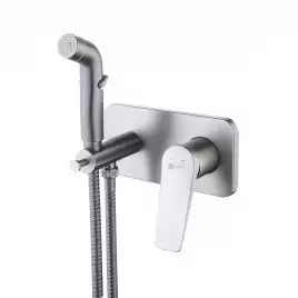 Гигиенический душ со смесителем Lemark LM3720GM однорычажный, Графит