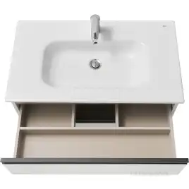 Тумбы под раковину Roca Domi 80 A857459806 подвесная, цвет, Белый глянец
