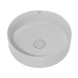 Раковина накладная ABBER BEQUEM 36х36х12 AC2108MLG, круглая, светло-серая матовая