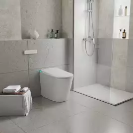 Электронный унитаз-биде Grossman Smart GR-PR-5702 приставной, с импульсным смывом, белый