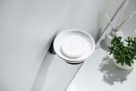 Мыльница для ванной Aquatek Бетта AQ4603MB, Черный матовый