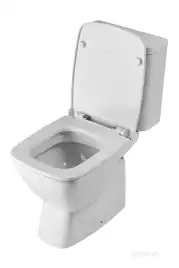 Унитаз-компакт Santek Нео с горизонтальным выпуском, стандарт- 2 реж., дюропласт, микролифт, тонкое 1WH302470