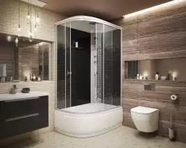 Душевая кабина Niagara Eco 120х80х215 NG-7510-14R высокий поддон, без гидромассажа