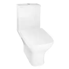 Унитаз-компакт Azario Nigel AZ-55  напольный, безободковый, с бачком и сидением микролифт, цвет белый