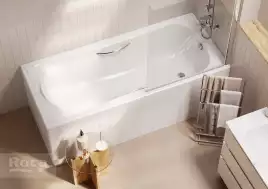 Акриловая ванна Roca BeCool 180х90 ZRU9307685 прямоугольная, Белая