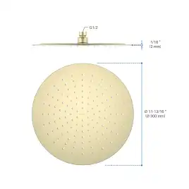 Верхний душ Aquatek  AQ2075BG, Золото матовое