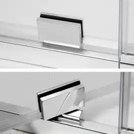 Душевой уголок WasserKRAFT Berkel 48P 80х100 48P29 профиль Хром стекло Прозрачное