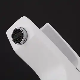 Смеситель для раковины Gappo G1007-7, Хром / Белый