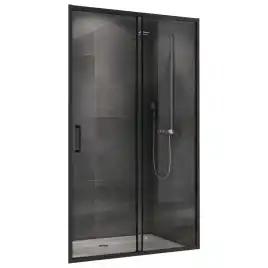Душевая дверь Abber Schwarzer Diamant 110 см, AG30110B5, профиль Черный, стекло Прозрачное