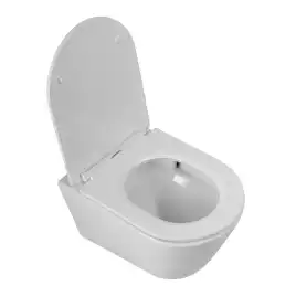 Подвесной унитаз CEZARES LINER CZR-3808-53-TH-TOR/SC, со смывом TORNADO, с сиденьем микролифт