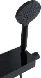 Смеситель для душа Allen Brau Fantasy 5.11002-31, термостатический, цвет Черный матовый