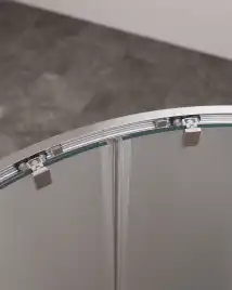 Душевой уголок CEZARES MOLVENO-R-2-90-P-Cr стекло Матовое рифленая, профиль Хром