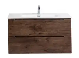 Тумба под раковину BelBagno ETNA-1000-2C-SO-RW-P подвесная Rovere Moro