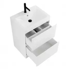 Тумба под раковину BelBagno ALBANO-600-2C-PIA-BL напольная Bianco Lucido