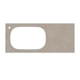 Столешница Kerama Marazzi MAGICA 120 см, керамогранит, Бежевый матовый, MA.2.1.SG540620R\120