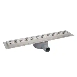 Душевой лоток Azario 60 см AZT3FT01600 с перфорированной решеткой, Хром матовый