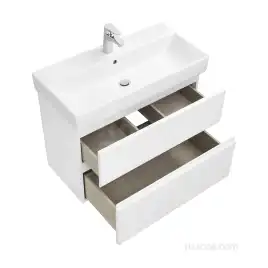 Тумбы под раковину Roca Oleta 80 A857640806 подвесная, цвет, Белый глянец