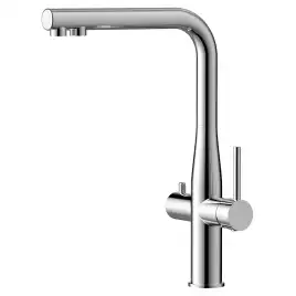 Смеситель для кухни AVS PureRiver хром, Г-образный излив, 811-160-CR