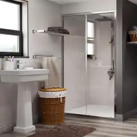 Душевая дверь WasserKRAFT Main 41S 130 см, 41S30, профиль Хром, стекло Прозрачное