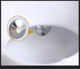 Писсуар подвесной CeramaLux X560P с сенсорным механизмом смыва, с горизонтальным выпуском