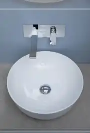 Раковина накладная Aquanet MOON-1 41,5х41,5х13,5 круглая, Белая глянцевая