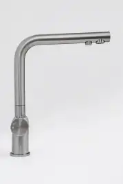 Смеситель для кухни AVS PureRiver 827-160-BS, Г-образный излив, брашированная сталь