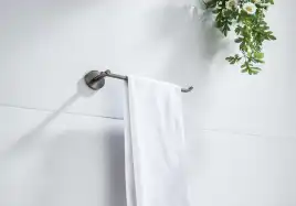 Держатель полотенец Aquatek Бетта AQ4619BGM, Оружейная сталь