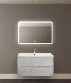 Зеркало BelBagno MARINO 90х60 SPC-MAR-900-600-LED-TCH-WARM с подстветкой, сенсорный выключатель, с подогревом