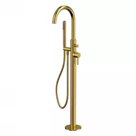 Смеситель для ванны Whitecross Y brushed gold напольный Золото брашированное, Y1233GLB