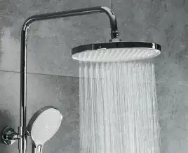 Душевая система Gappo G2403-48 для душа термостатическая, Белый / Хром