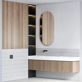 Зеркало с подсветкой AVS Гарда 50x100 см