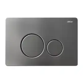 Комплект унитаза с инсталляцией ABBER Rechteck AC1201MB черный матовый и кнопкой AC0121MCH матовый хром