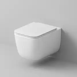 Подвесной унитаз Grossman GR-4409SQ безободковый, смыв торнадо, Белый глянцевый