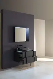 Тумба под раковину Allen Brau Reality 100 1.32007.AM антрацит матовый