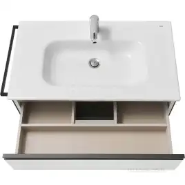 Тумбы под раковину Roca Domi 80 A857459806 подвесная, цвет, Белый глянец