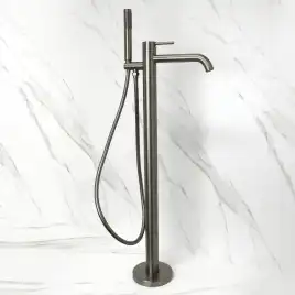 Смесители для ванны AVS Slimmer 811-112-GM напольный, оружейная сталь