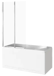 Шторка для ванны Good Door SCREEN FO-80-C-CH 80 см, ПД00121, профиль Хром, стекло Прозрачное